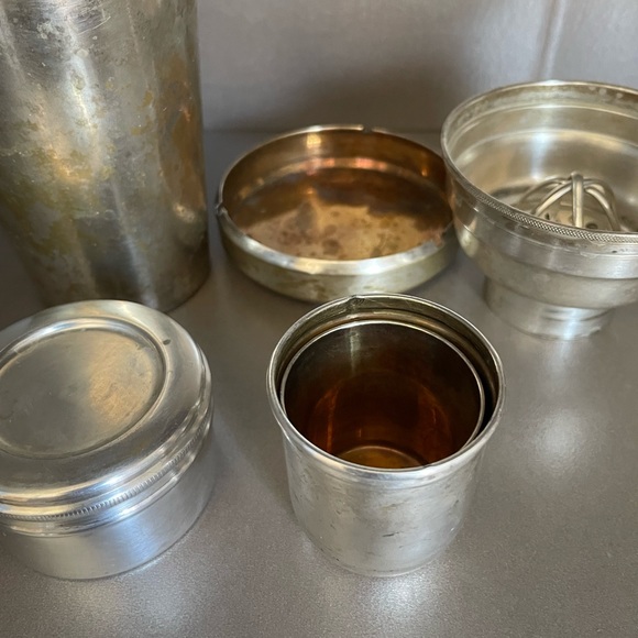 Vintage German Art Deco‎ Style Travel Cocktail Set with Shaker - Picture 14 of 15